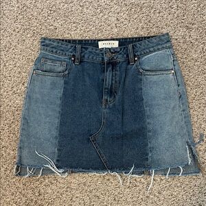 PacSun Blue Denim Mini Skirt